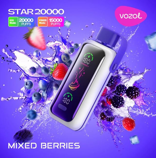 Vozol Star Rechargeable Disposable Vape (20,000 Puffs) vape online ajman