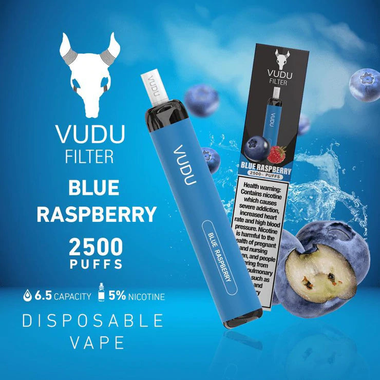 VUDU FILTER DISPOSABLE 2500 PUFFS (50MG) ABUDHABI DUBAI KSA