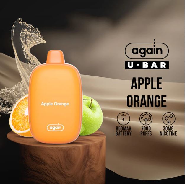 AGAIN U-BAR DISPOSABLE VAPE (7000 PUFFS) ABU DHABI DUBAI AL AIN RUWAIS SHARJAH FUJAIRAH KSA