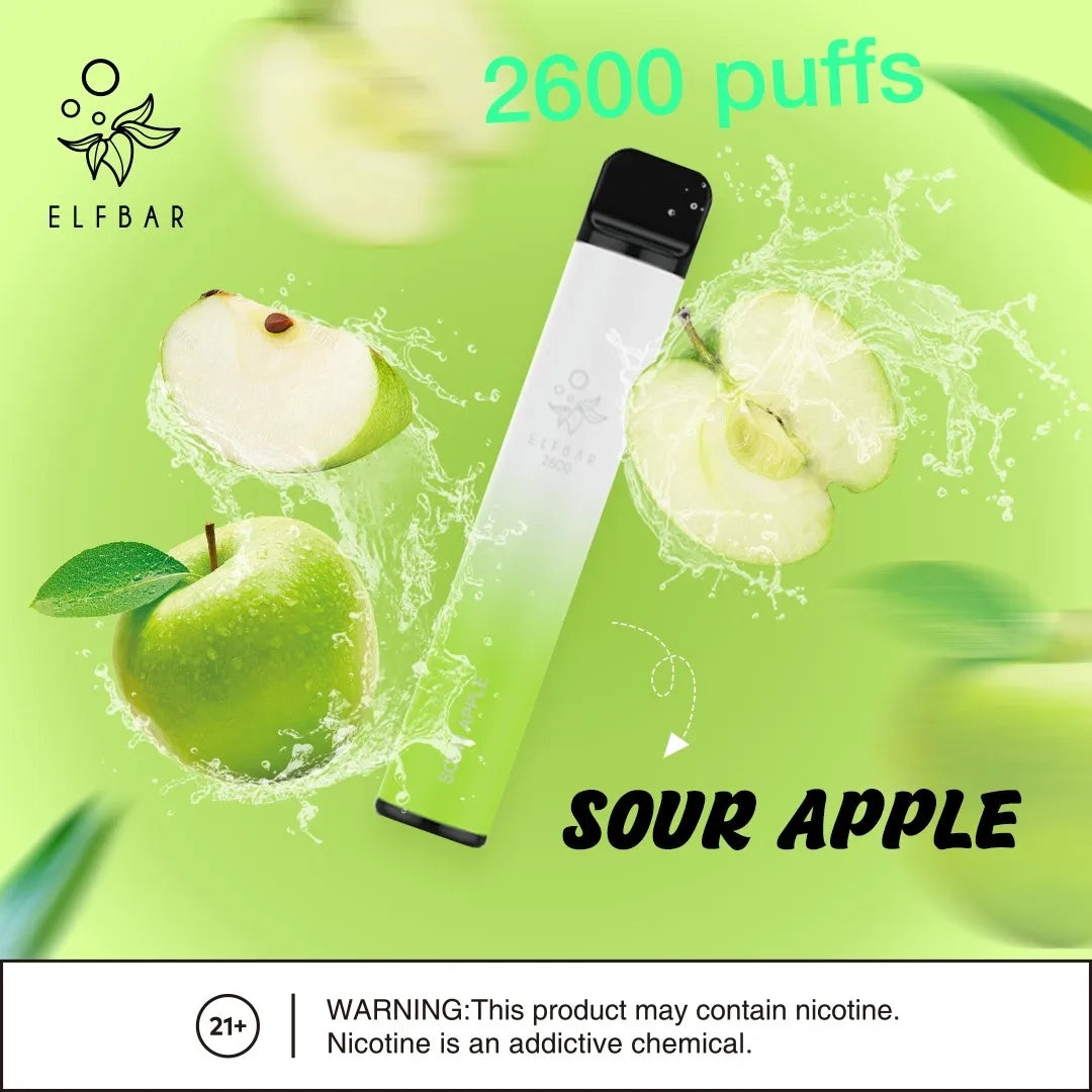 ELF BAR 2600 Disposable Pod Device 1050mAh Abu Dhabi Dubai Sharjah Al Ain Ruwais KSA