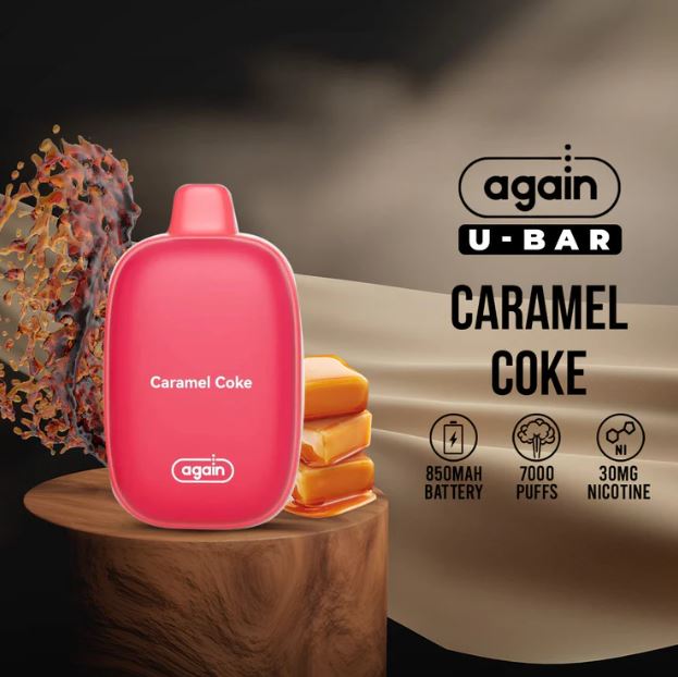 AGAIN U-BAR DISPOSABLE VAPE (7000 PUFFS) ABU DHABI DUBAI AL AIN RUWAIS SHARJAH FUJAIRAH KSA