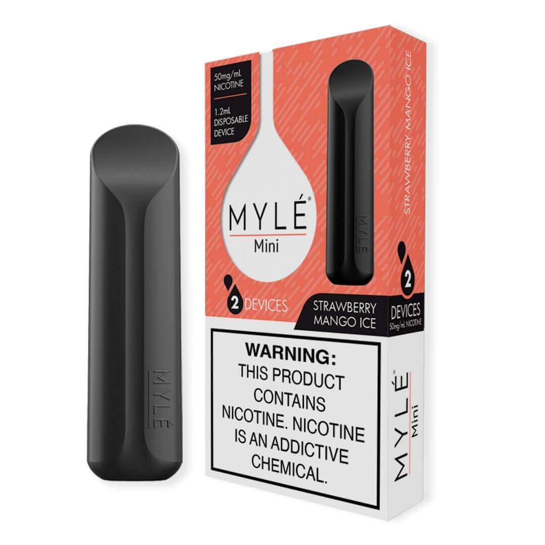 MYLE Mini Strawberry Mango Ice Disposable Device Abu Dhabi Dubai UAE, Riyadh KSA