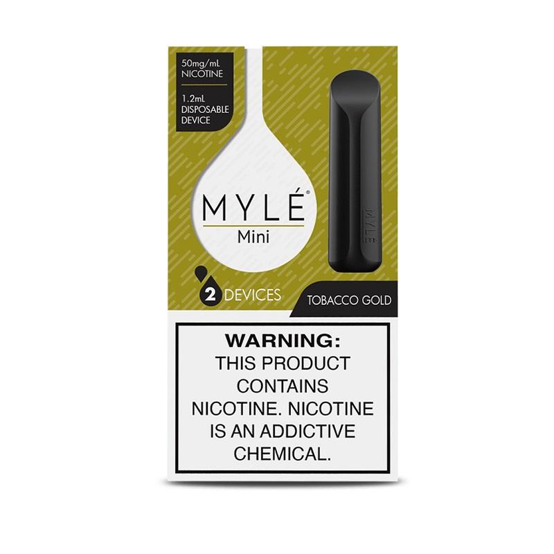 MYLE Mini Tobacco Gold Disposable Device