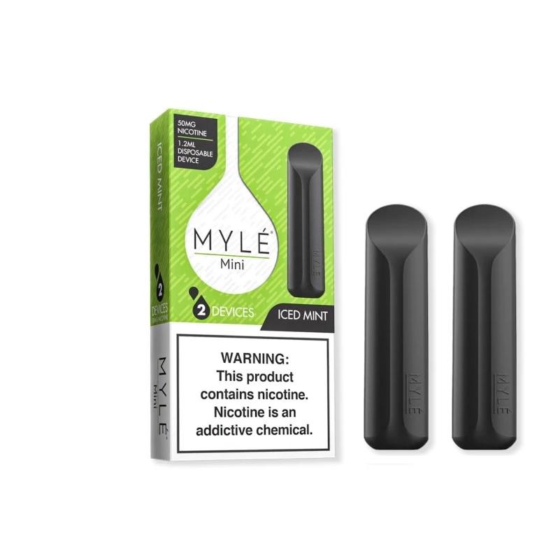 MYLE Mini Iced Mint Disposable Device Abu Dhabi uae