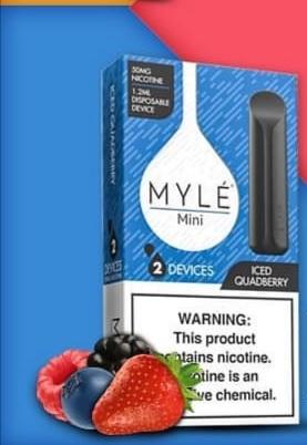 MYLE Mini Iced Quad Berry Disposable Device Abu Dhabi