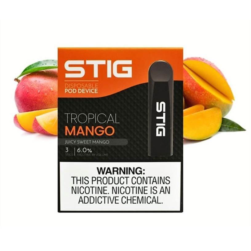 Stig Disposable Pod, Tropical Mango by VGOD, Vape Gate UAE, Stig Pod Dubai