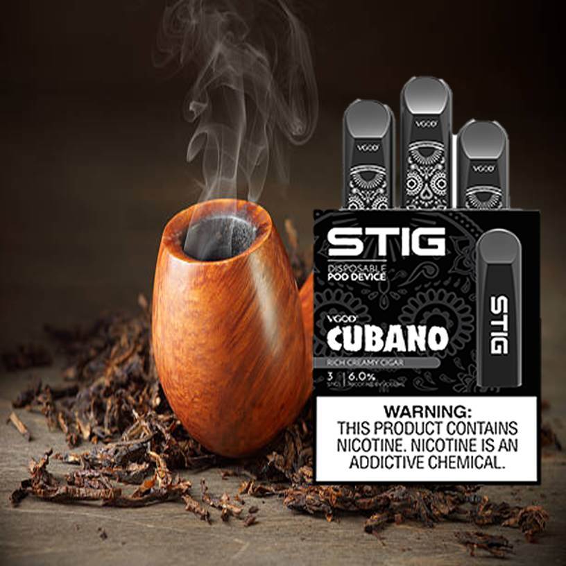 Stig Disposable pod, Cubano by VGOD Pod Dubai UAE, Vape Gate UAE , Stig Pod UAE