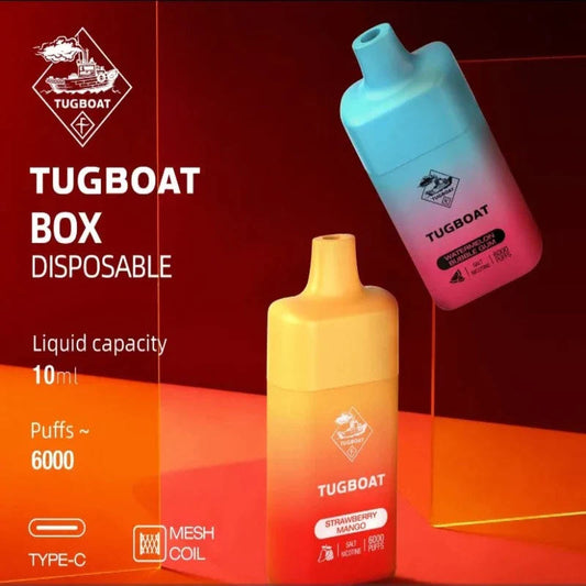 TUGBOAT - BOX Disposable Vape Device (6000 Puffs)