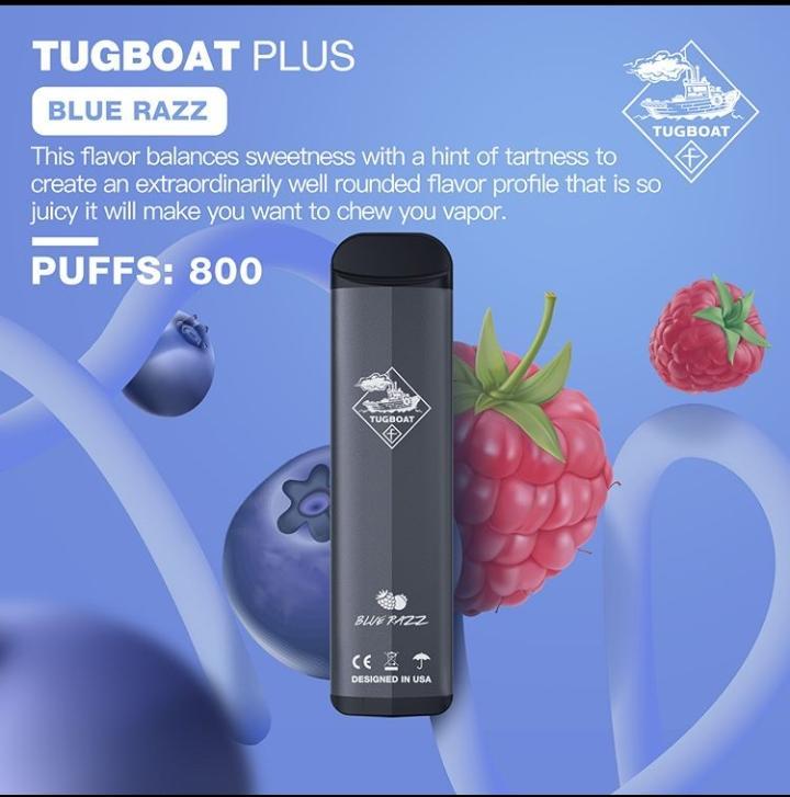 Tugboat Plus disposable vape 800 puffs