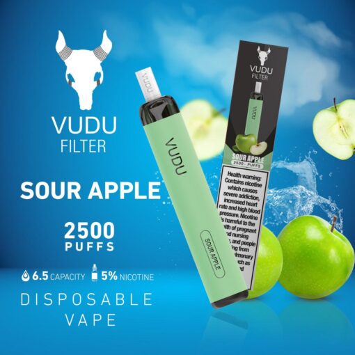 VUDU FILTER DISPOSABLE 2500 PUFFS (50MG) ABUDHABI DUBAI KSA