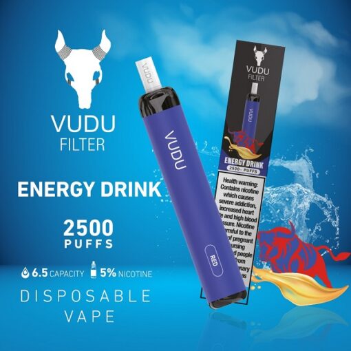 VUDU FILTER DISPOSABLE 2500 PUFFS (50MG) ABUDHABI DUBAI KSA