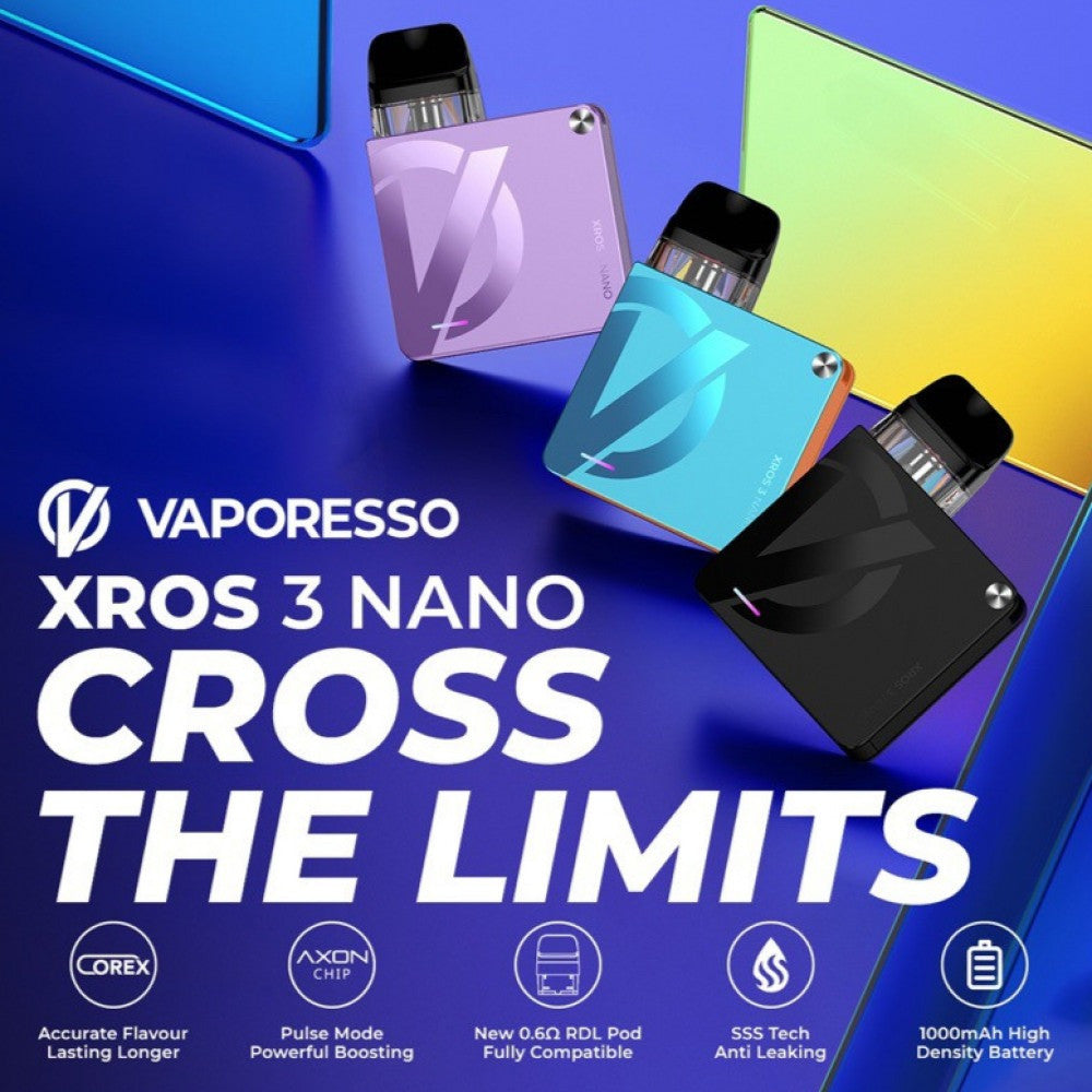 VAPORESSO XROS 3 NANO 1000mAh POD SYSTEM