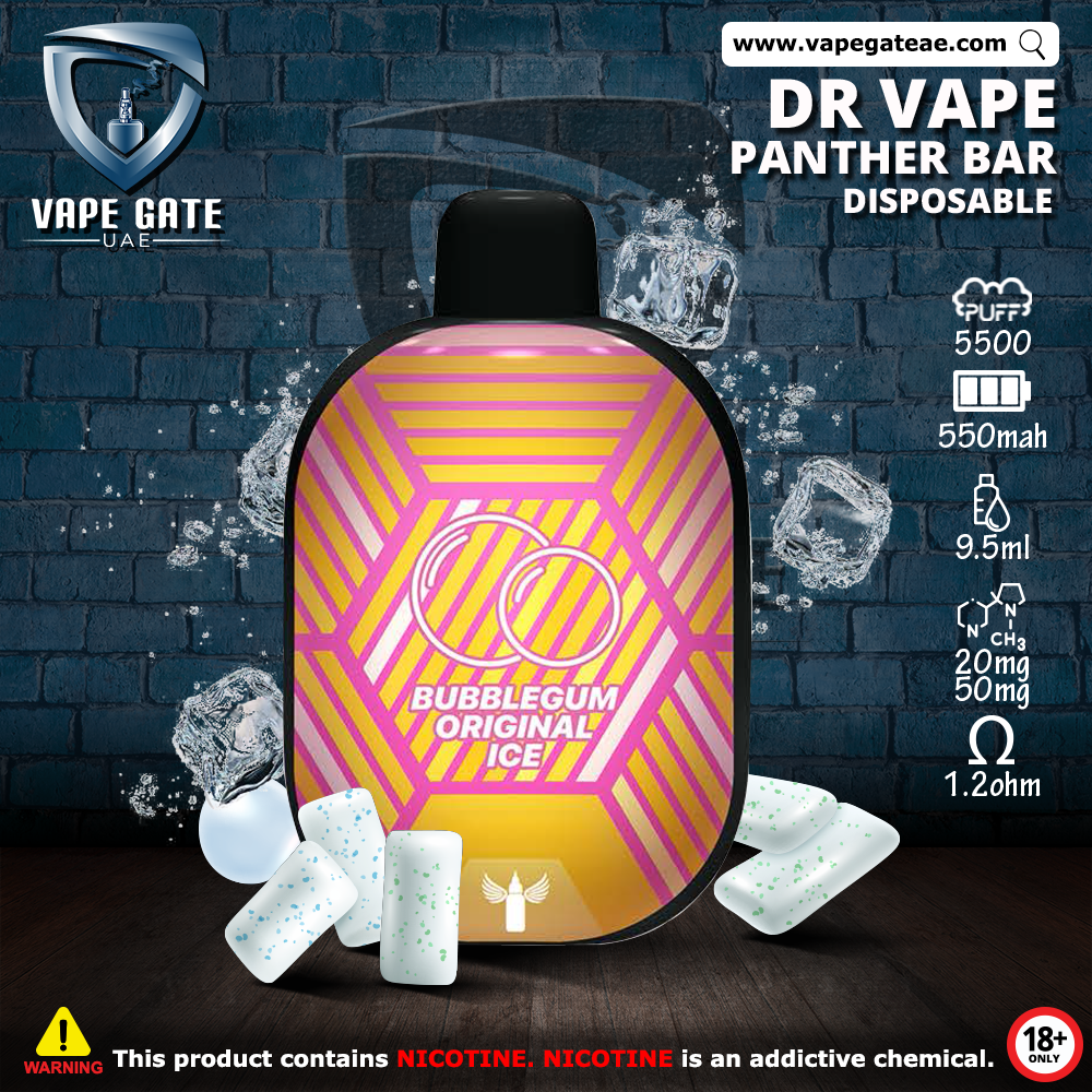 Dr. Vapes - Panther Bar Recharge Disposables Pod Device (5500 Puffs) DUBAI ABU DHABI AL AIN RUWAIS SHARJAH AJMAN KSA