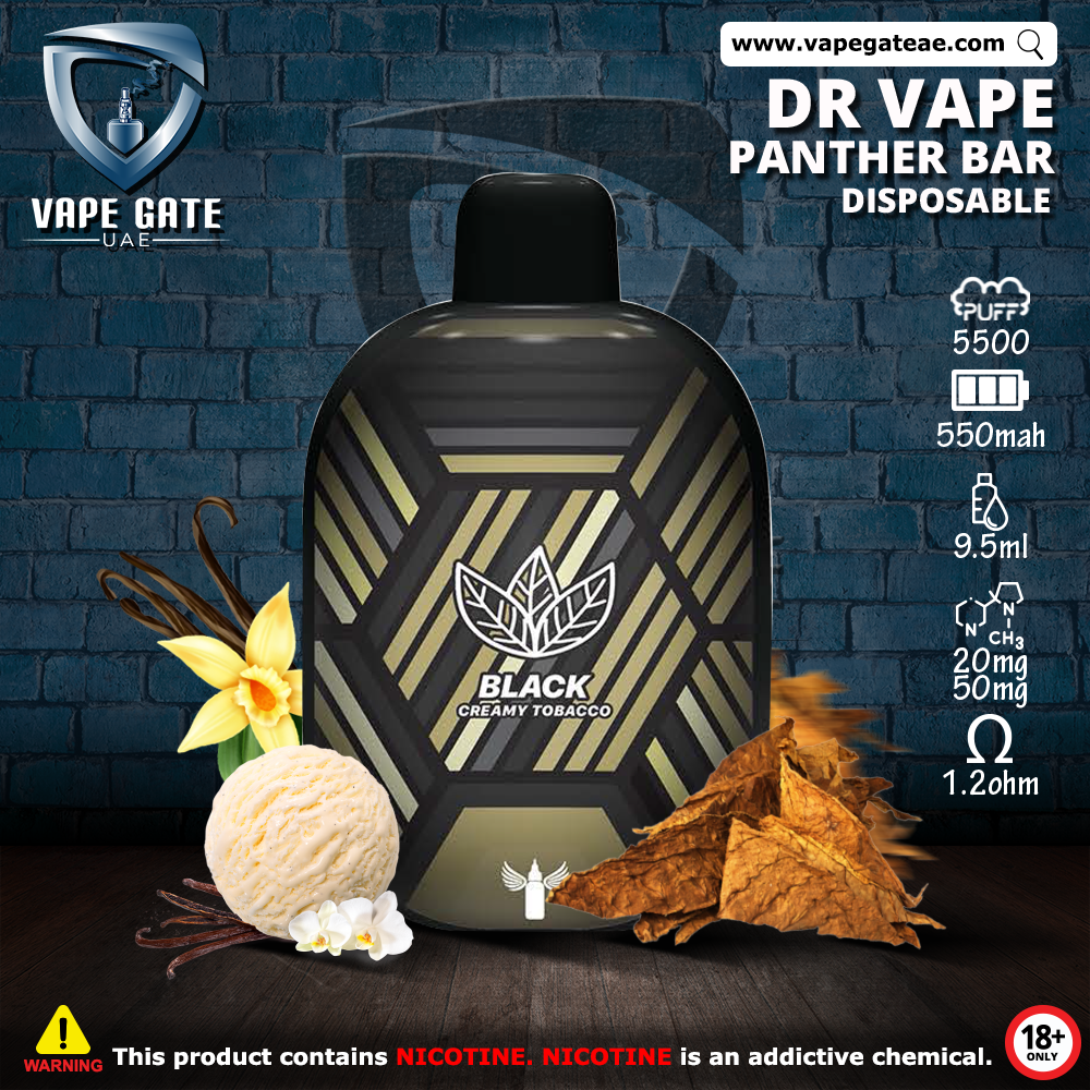 Dr. Vapes - Panther Bar Recharge Disposables Pod Device (5500 Puffs) DUBAI ABU DHABI AL AIN RUWAIS SHARJAH AJMAN KSA