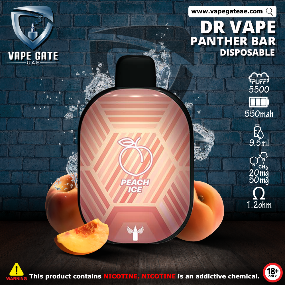 Dr. Vapes - Panther Bar Recharge Disposables Pod Device (5500 Puffs) DUBAI ABU DHABI AL AIN RUWAIS SHARJAH AJMAN KSA