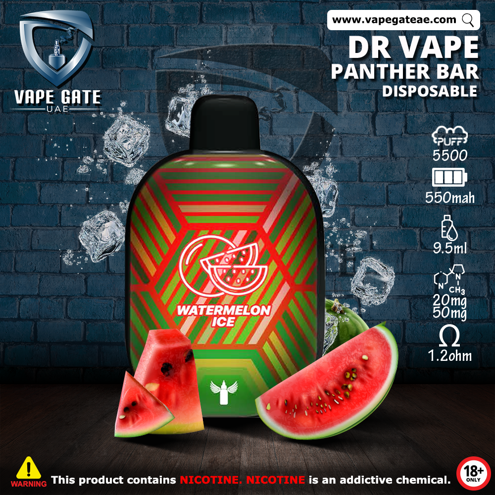 Dr. Vapes - Panther Bar Recharge Disposables Pod Device (5500 Puffs) DUBAI ABU DHABI AL AIN RUWAIS SHARJAH AJMAN KSA