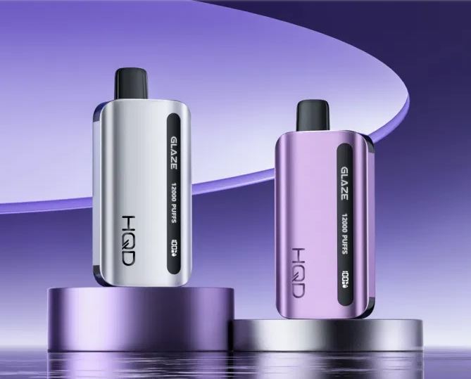 HQD GLAZED RECHARGEABLE DISPOSABLE VAPES (12,000PUFFS)