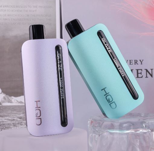 HQD GLAZED RECHARGEABLE DISPOSABLE VAPES (12,000PUFFS)