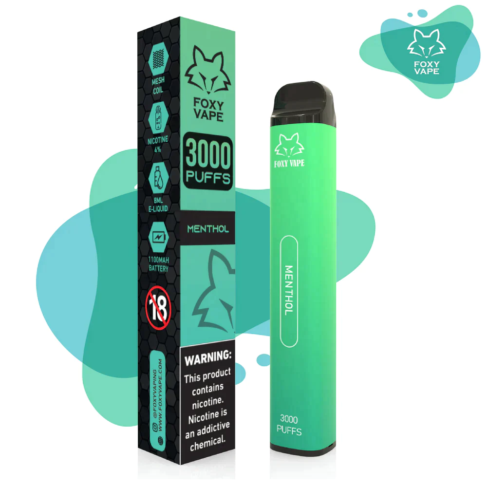 Foxy Vape Disposable Vape (3000 Puffs) ABU DHABI DUBAI AL AIN RUWAIS SHARJAH KSA