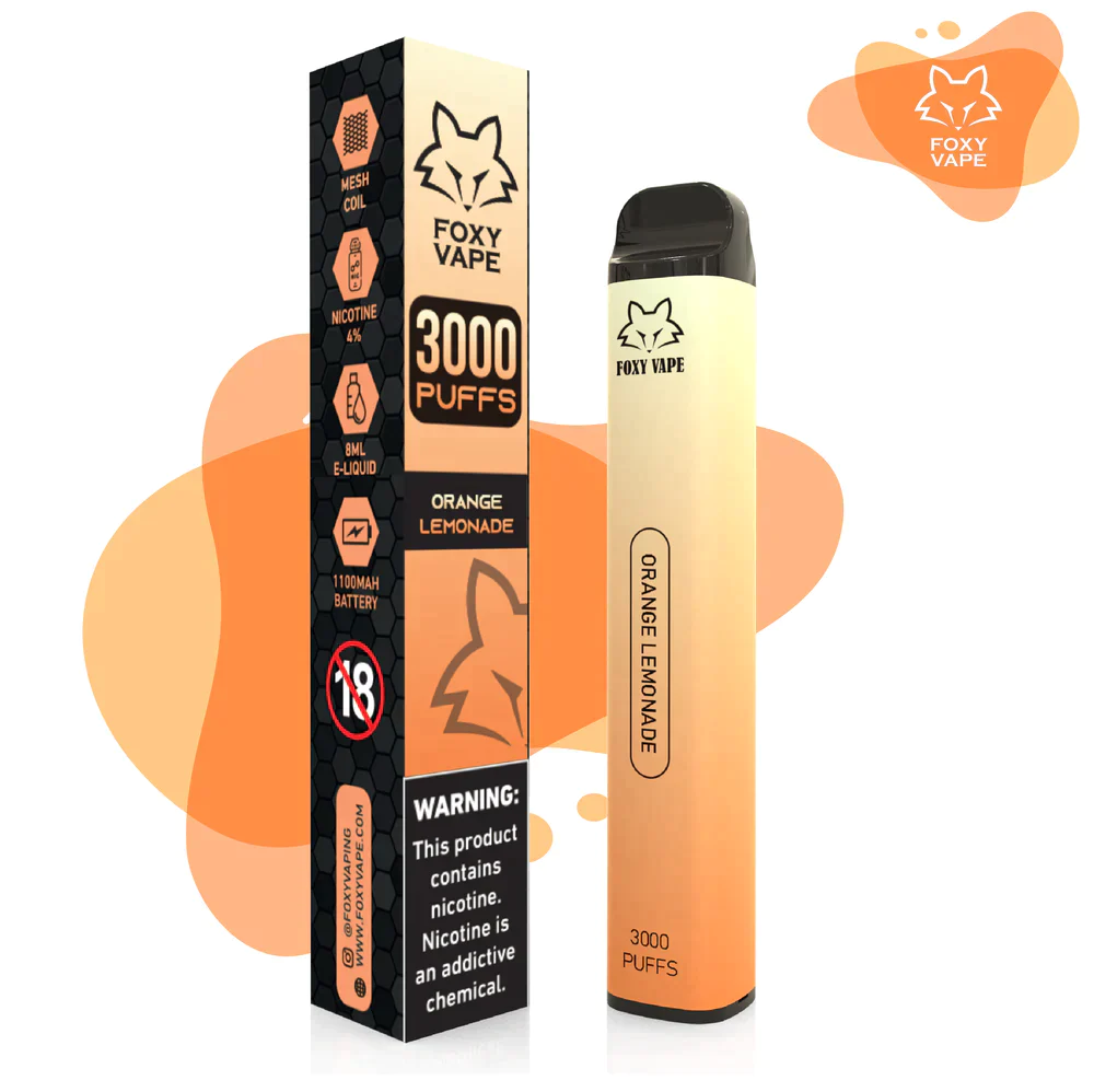 Foxy Vape Disposable Vape (3000 Puffs) ABU DHABI DUBAI AL AIN RUWAIS SHARJAH KSA