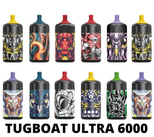 TUGBOAT ULTRA DISPOSABLE VAPE 6000 PUFFS Abu Dhabi Dubai Ruwais Al Ain Fujairah KSA