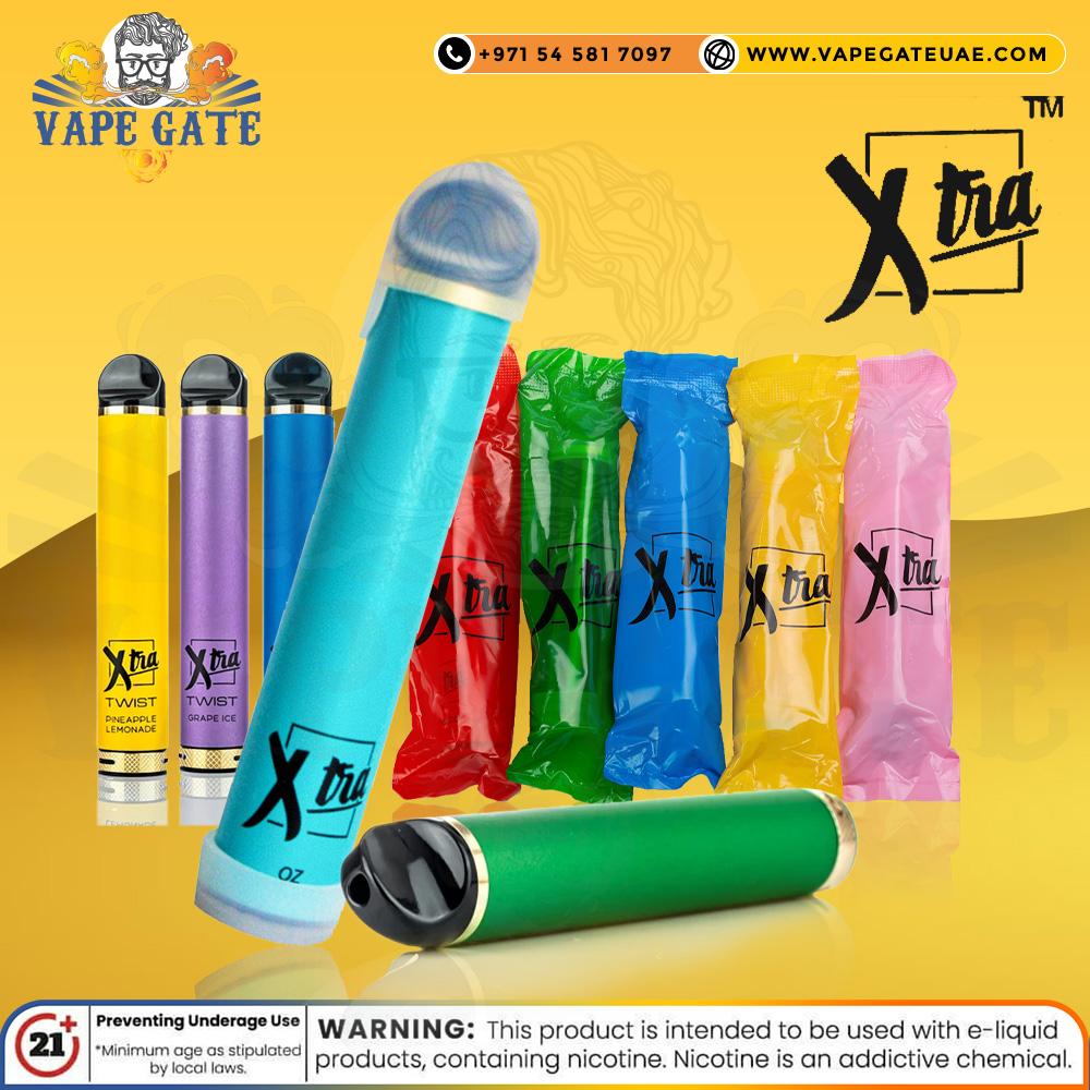 XTRA Twist Disposable Vaporiser -  with adjustable airflow ABU DHABI DUABI UAE