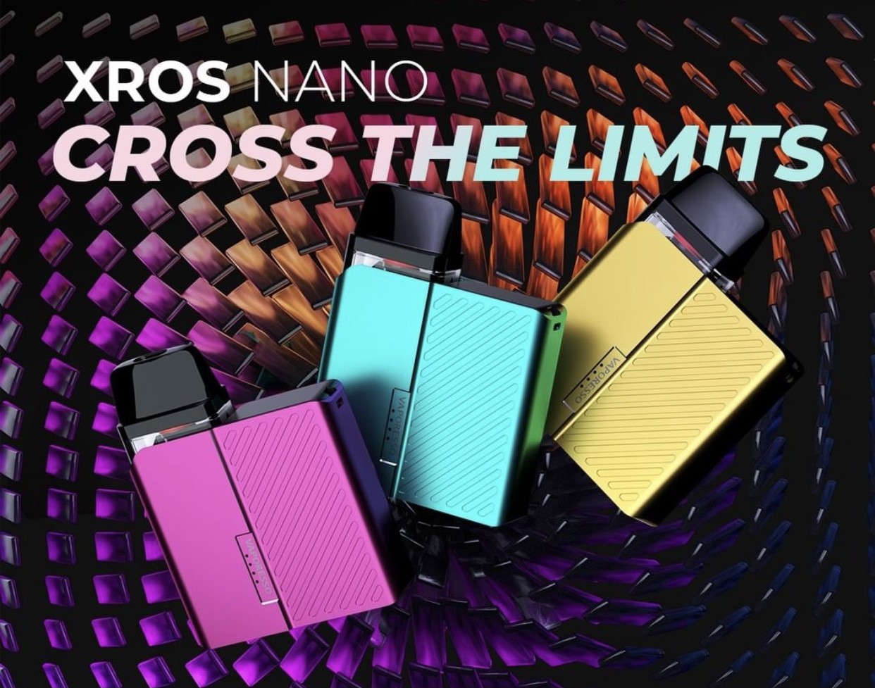 VAPORESSO XROS NANO 1000mAh POD SYSTEM Abu Dhabi Ruwais Al Ain Dubai KSA